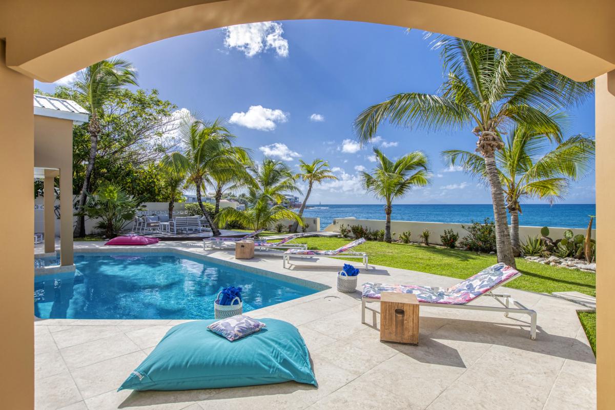 4_Location villa 4 chambres Beacon Hill Saint Martin - piscine